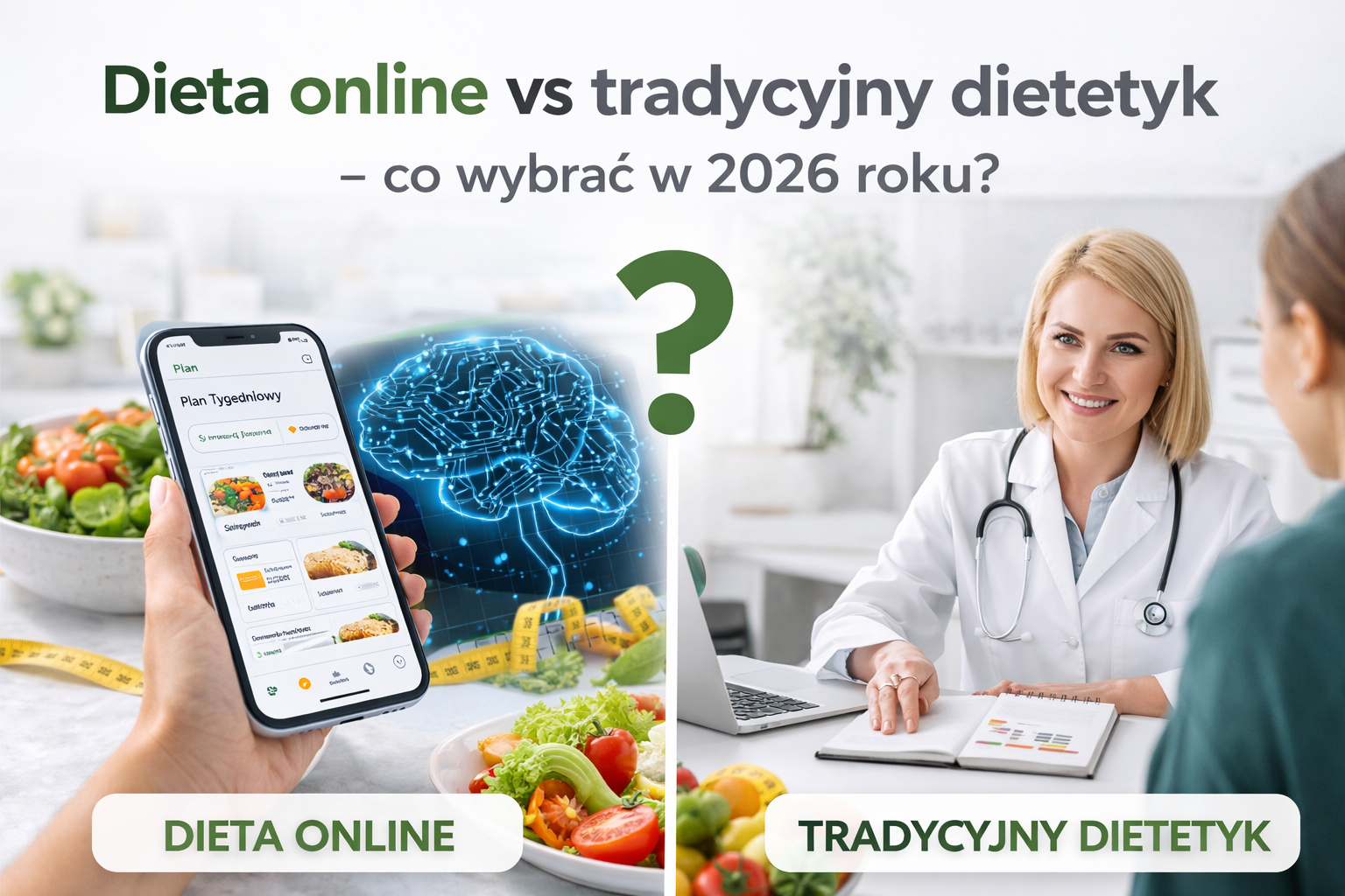 Porównanie diety online i tradycyjnej konsultacji dietetycznej w 2026 roku